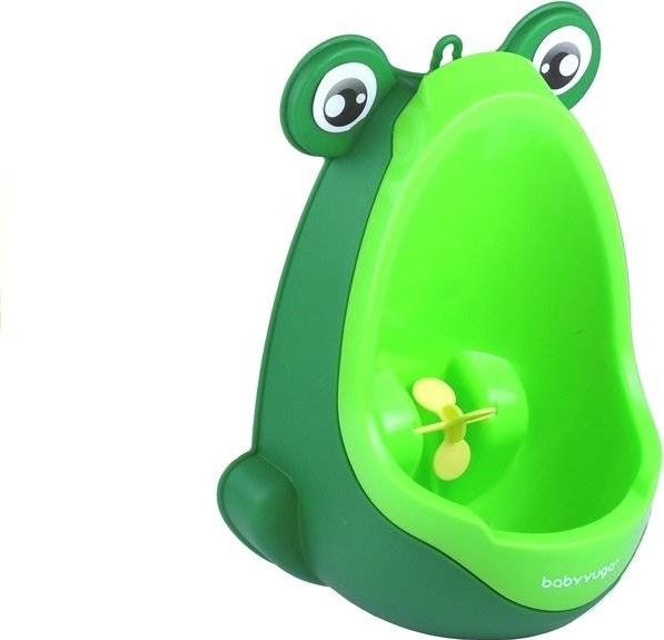 Lean Sport Mini Boy's Urinal, Frog With Suction Cups, Green aksesuāri bērniem