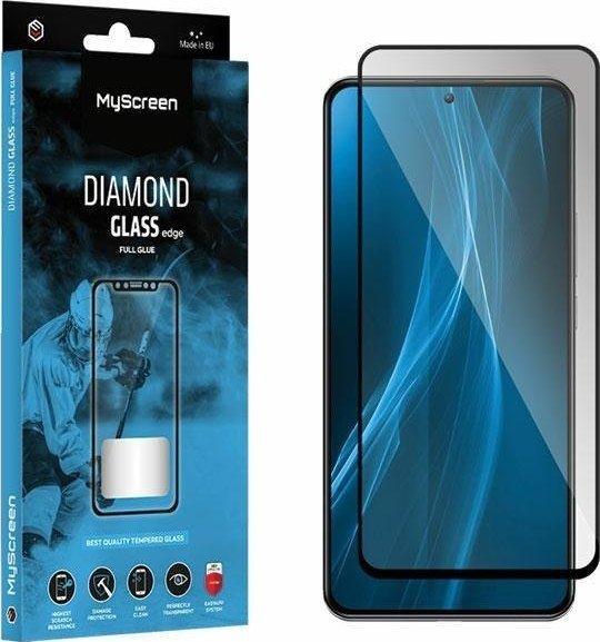 MyScreen Protector Szklo hartowane MyScreen Diamond Glass Edge FG Oppo A98 5G czarny/black Full Glue MSRN365 (5904433223003) aizsardzība ekrānam mobilajiem telefoniem