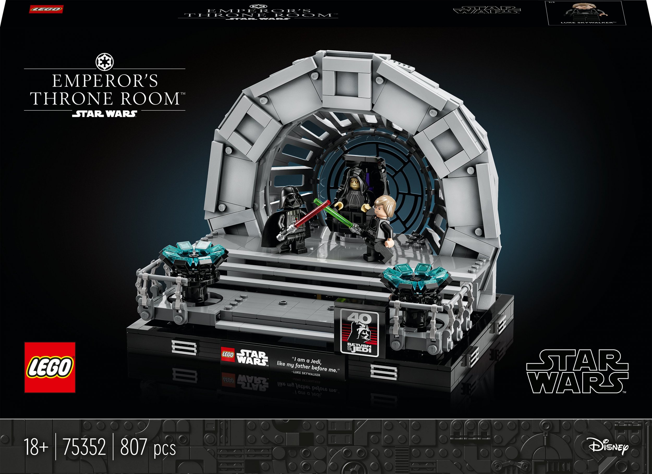 LEGO Star Wars - Emperor's Throne Room Diorama (75352) LEGO konstruktors