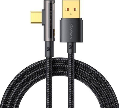 Kabel USB Mcdodo USB-A - USB-C 1.2 m Czarny (MDD99) MDD99 (6921002633802) USB kabelis