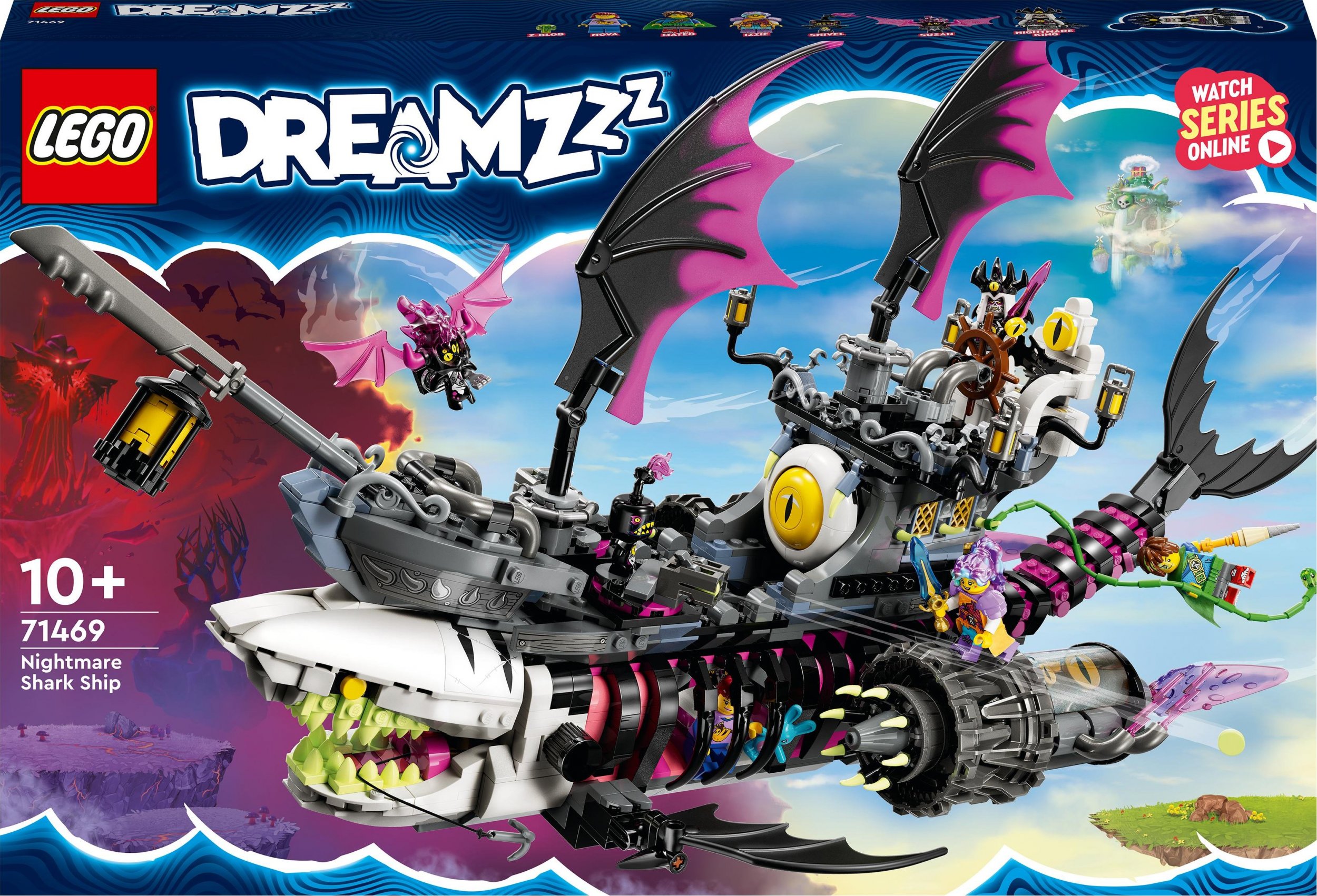 LEGO DREAMZzz Nightmare Sharkship (71469) LEGO konstruktors