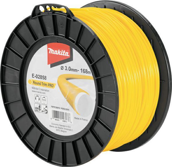 Makita ZYLKA NYLONOWA PRO OKRAGLA 3,0mm 168m ME-02858 E-02858 (088381558136) Zāles pļāvējs - Trimmeris