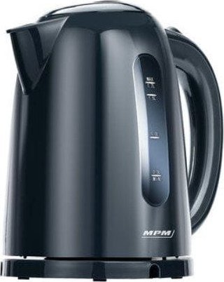 MPM cordless kettle MCZ-105/C, black, 1.7 l Elektriskā Tējkanna