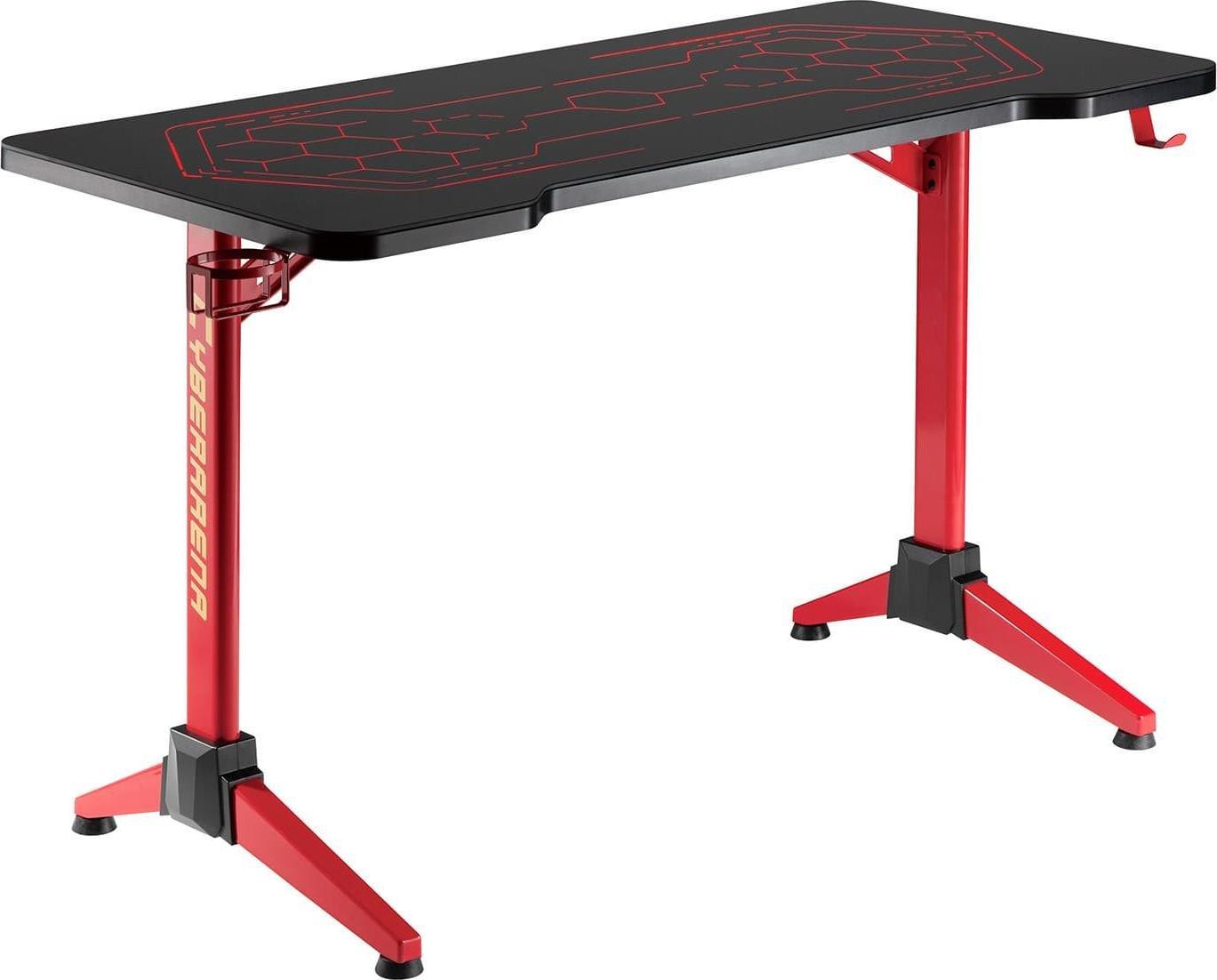 LED gaming desk black NanoRS RS163 spēļu konsoles gampad