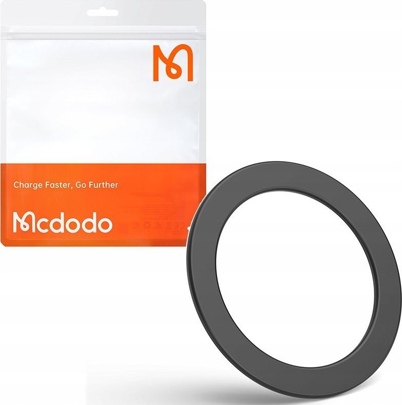 Magnetic Phone Holder | Ring Mcdodo for Devices with MagSafe 1pcs (Black) Mobilo telefonu turētāji