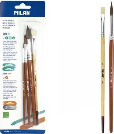 Milan Pedzle zestaw nr 4,10,16 seria 101+1 plaski nr 8 seria 524 BWM 10462 MILAN blister BWM10462 (8411574093718)