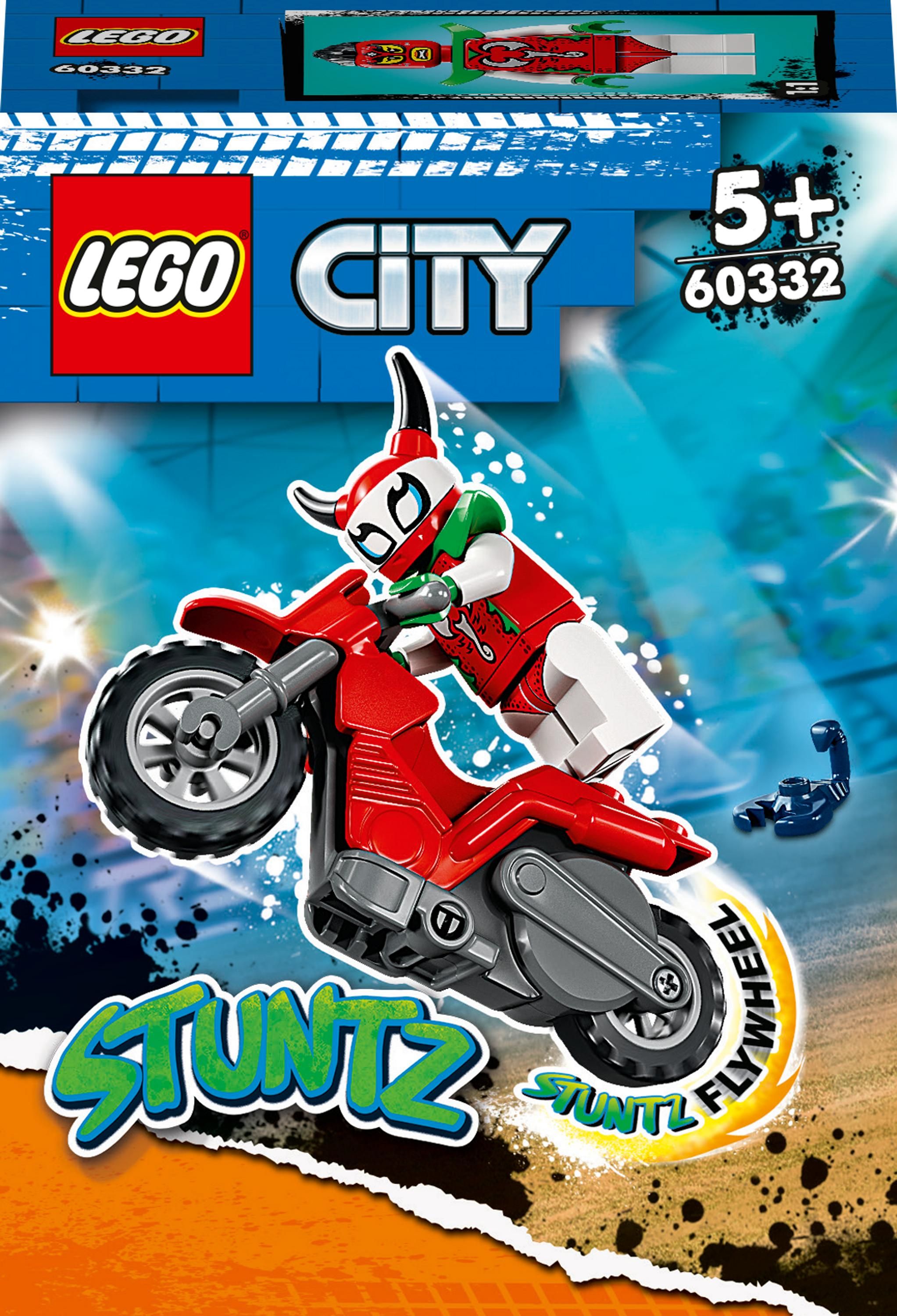 LEGO City Motocykl kaskaderski brawurowego skorpiona (60332) 60332 (5702017161945) LEGO konstruktors