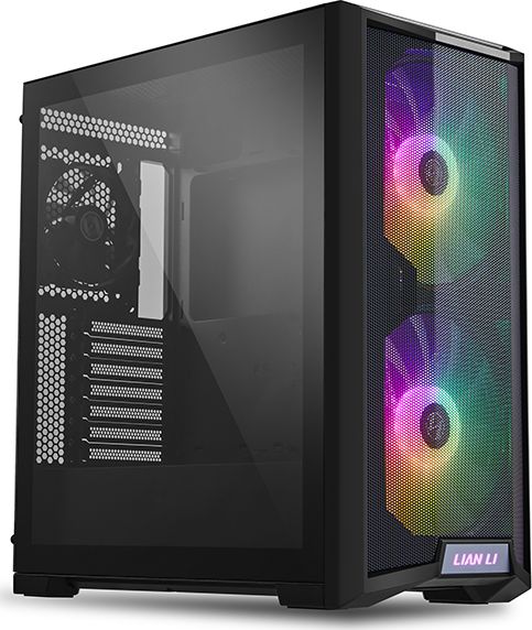 Lian Li LANCOOL 215 Midi-Tower - ARGB, tempered glass, black Datora korpuss