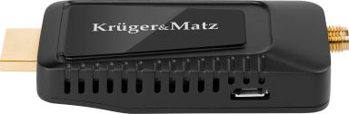 KRUGER & MATZ mini Tuner DVB-T2 H.265 HEVC KM9999 uztvērējs