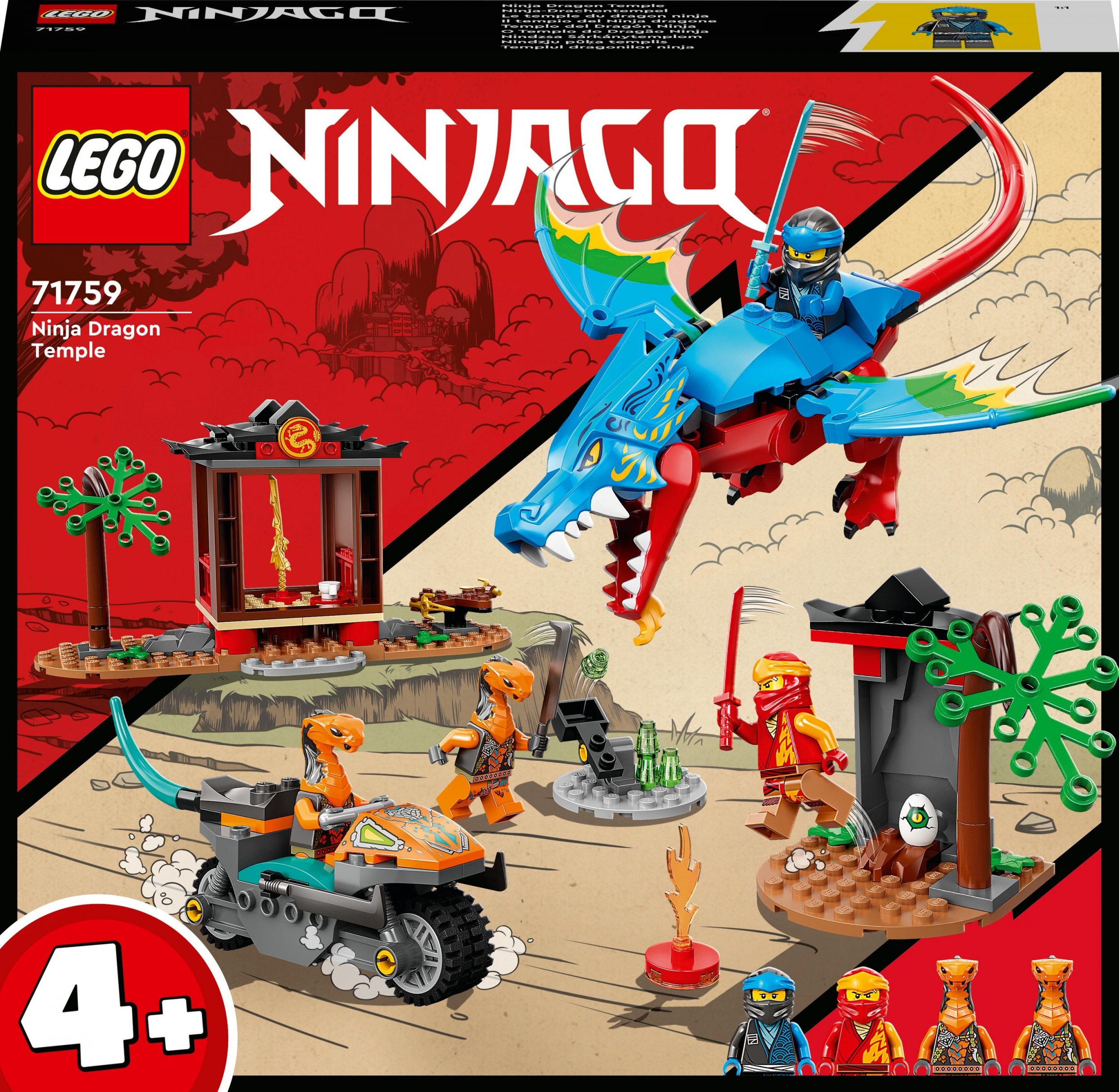 LEGO Ninjago 71759 Dragon Temple Set LEGO konstruktors