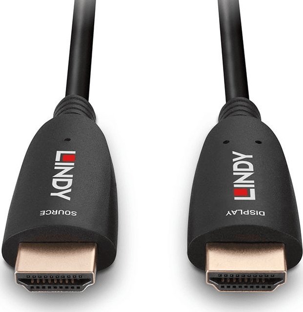 LINDY 20m Fibre Optic Hybrid HDMI 8K60 Kabel apgaismes ķermenis