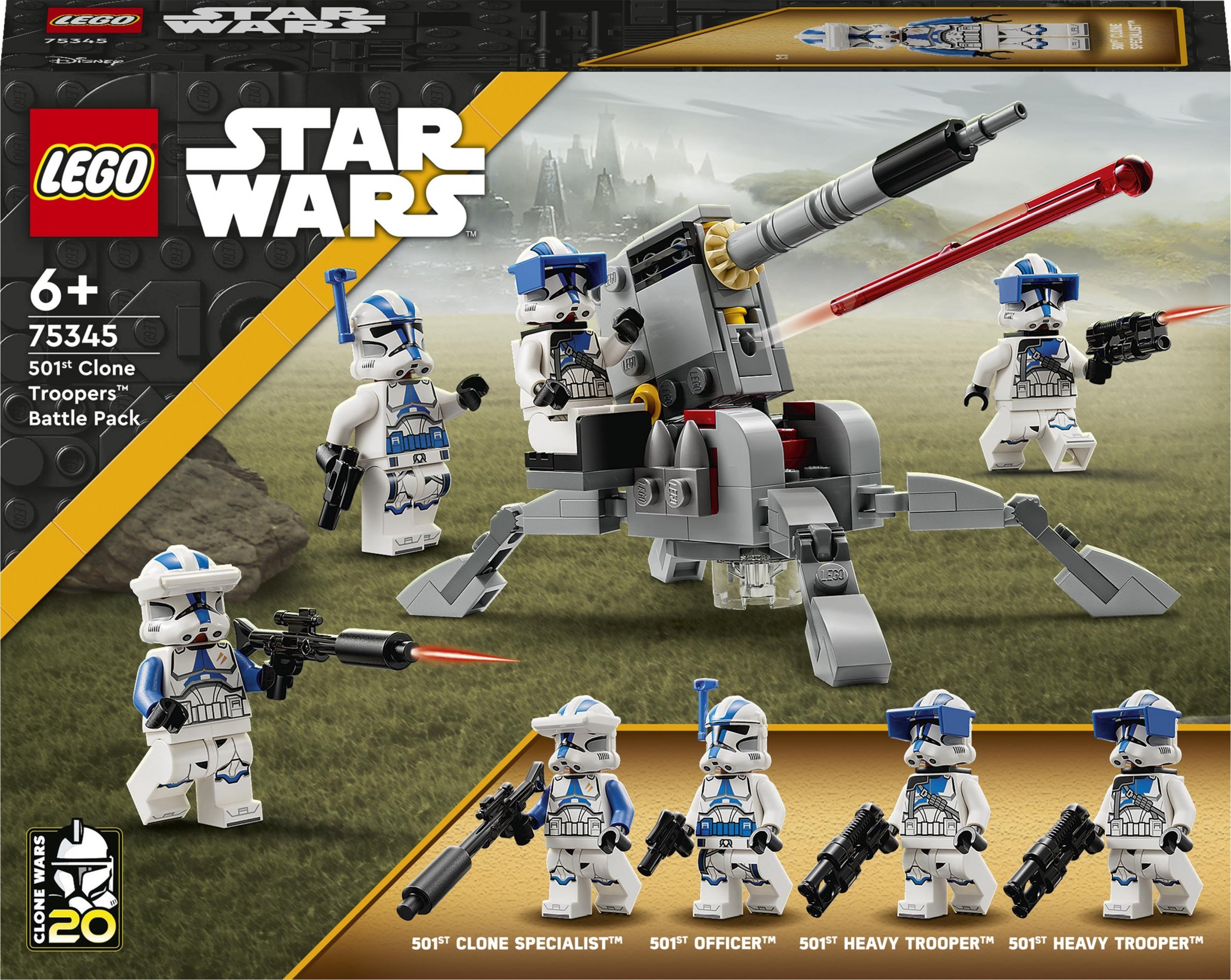 LEGO Star Wars 75345 501st Clone Troopers Battle Pack LEGO konstruktors