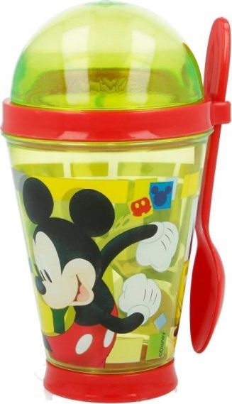 Mickey Mouse Mickey Mouse - Kubeczek na przekaski 400 ml 62630 (8412497442010) piederumi bērnu barošanai