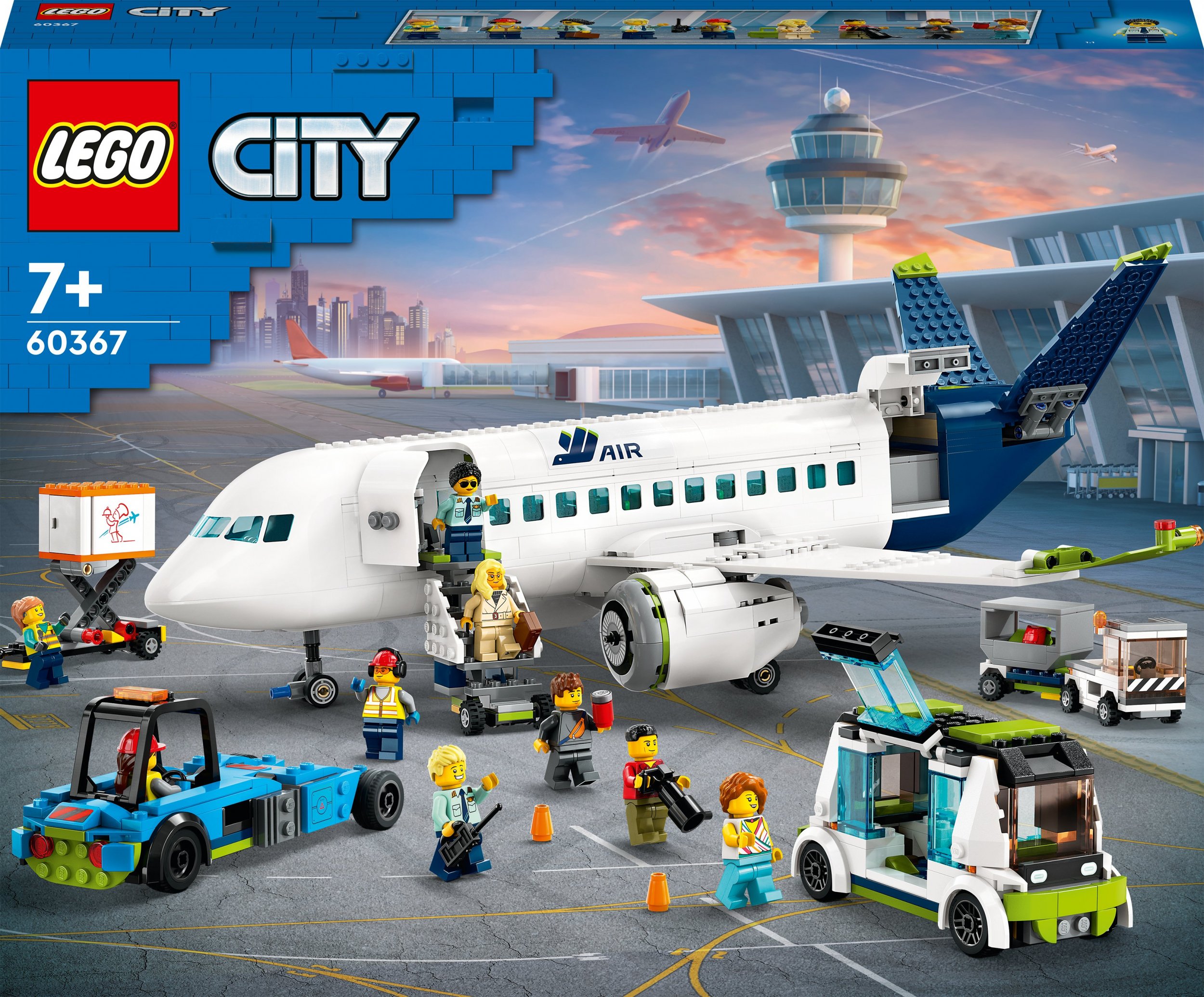 Lego City Passenger Airplane 60367 LEGO konstruktors