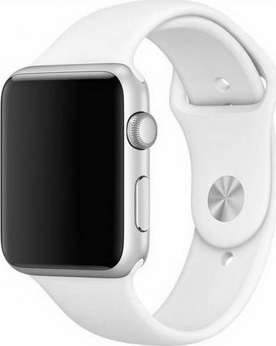 Mercury pasek Silicon Apple Watch 42|44| 45 mm biały|white