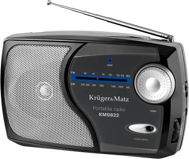 Radio Kruger&Matz Radio przenosne analogowe Kruger&Matz KM 822 KM0822 (5901890073134) radio, radiopulksteņi
