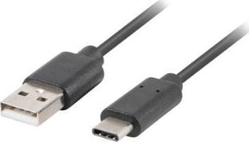 Lanberg CA-USBO-20CU-0005-BK USB cable 0.5 m USB 2.0 USB C USB A Black USB kabelis