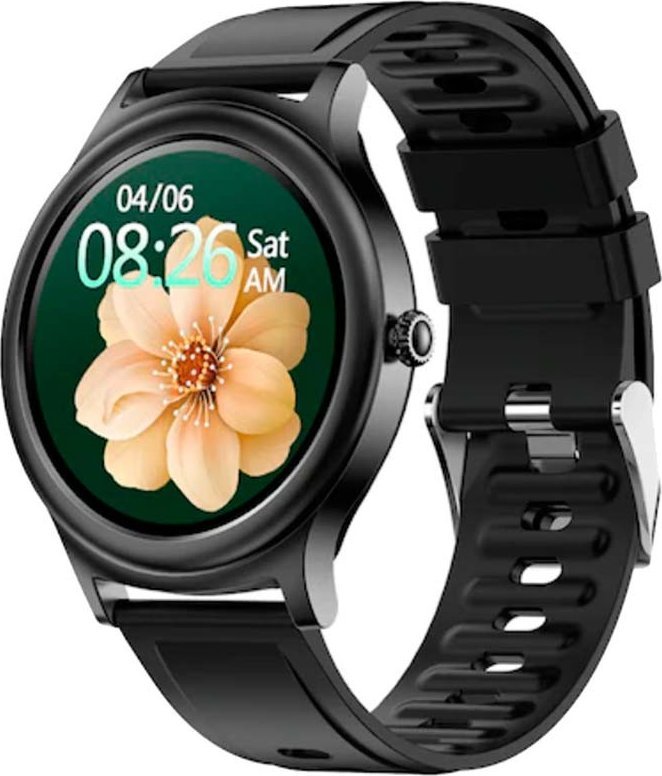 Smartwatch K16 1.28 inches 160 mAh black Viedais pulkstenis, smartwatch