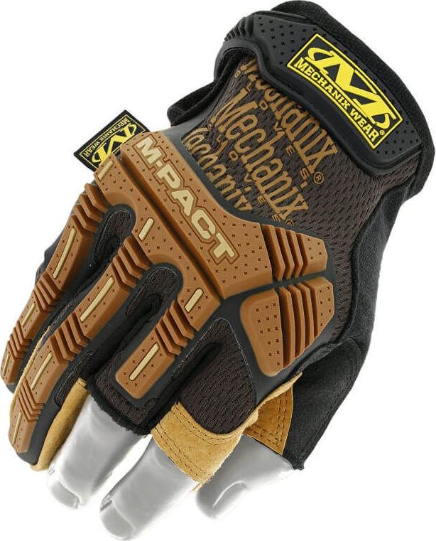 Mechanix Wear Mechanix Wear Rekawice Leather M-Pact Framer Czarne-Coyote XXL LFR-75-012 (781513632963) cimdi