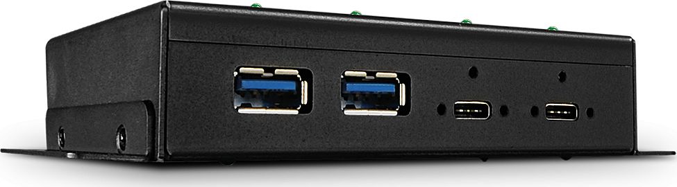 HUB USB Lindy 1x USB-C  + 2x USB-A 3.1 Gen2 (43094) 43094 (4002888430944) USB centrmezgli