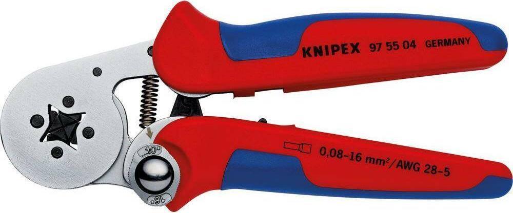 Knipex Szczypce dzwigniowe do zagniatania 97 55 04 8254960005 (4003773084853)