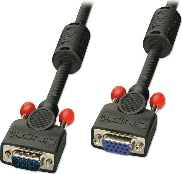 Kabel Lindy D-Sub (VGA) - D-Sub (VGA) 7.5m czarny (JAB-2376551) JAB-2376551 (4002888363969) kabelis video, audio