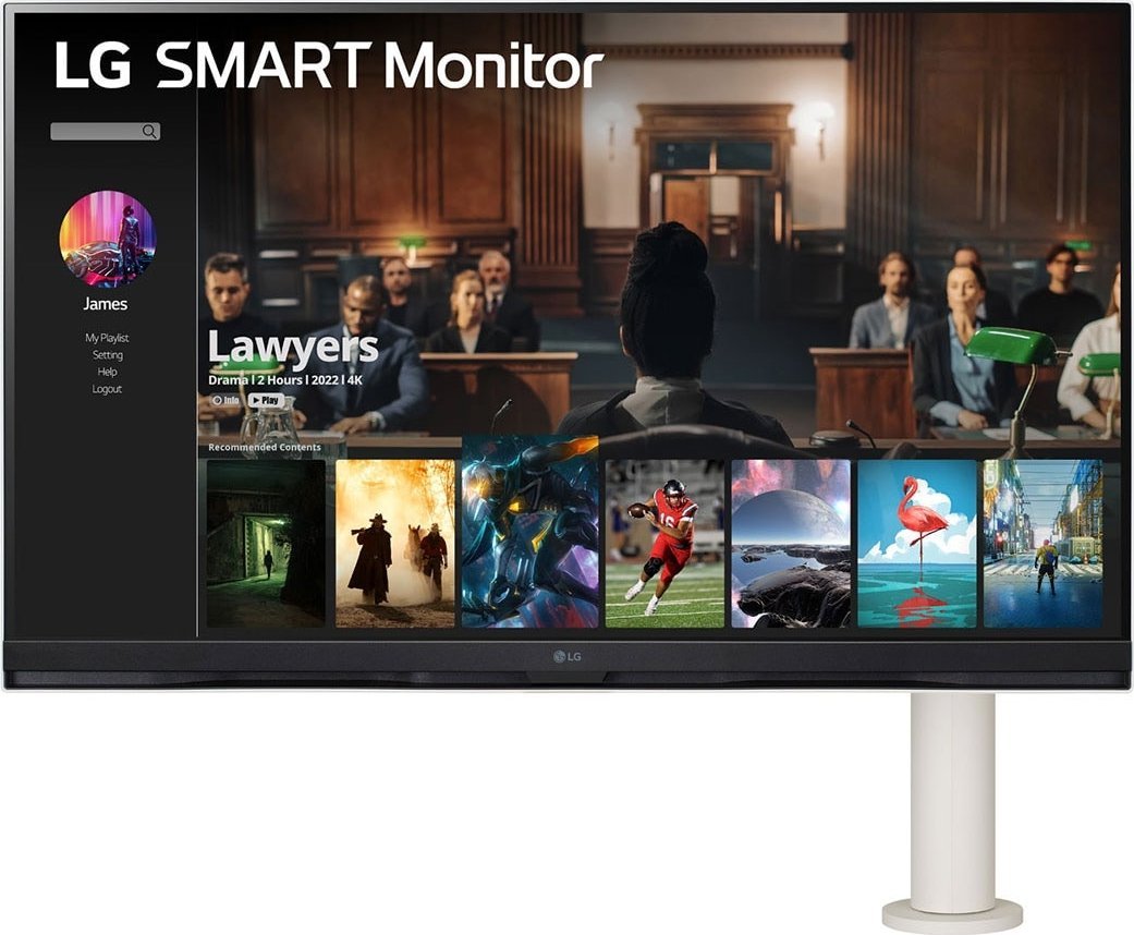 LG Smart 32SQ780S-W monitors