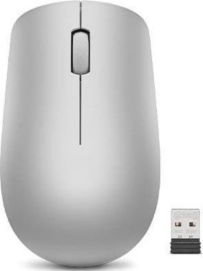 LENOVO 530 Wireless Mouse Platinum Grey aksesuārs portatīvajiem datoriem