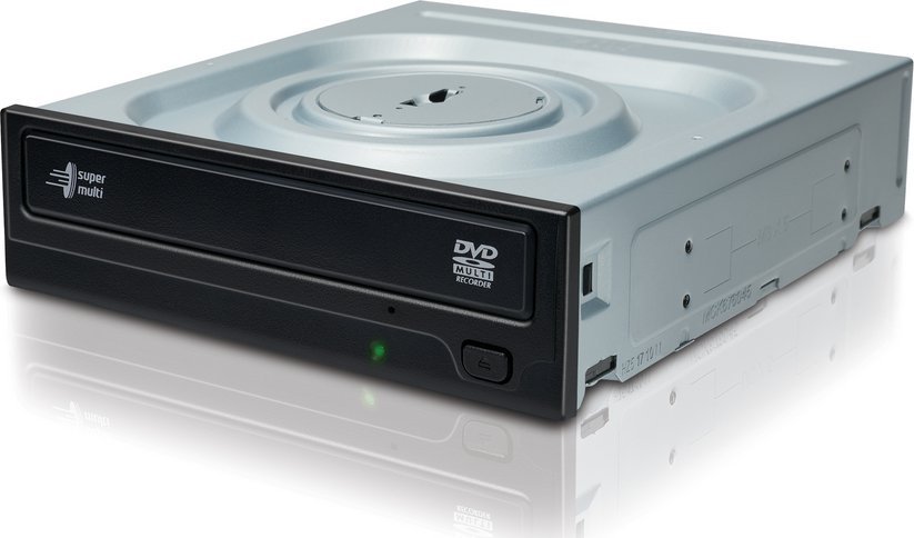 LG Hitachi-LG DVD burner GH24NSD1 Internal DVD-RW S-ATA diskdzinis, optiskā iekārta