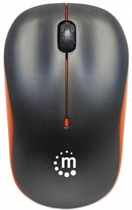 Wireless Mouse Success Manhattan, optiskā, 1000dpi, orange Datora pele