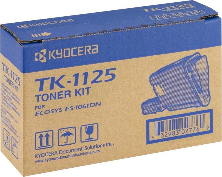 Toner Kyocera TK-1125 | 2100 pages | Black | FS-1325MFP FS-1061DN toneris