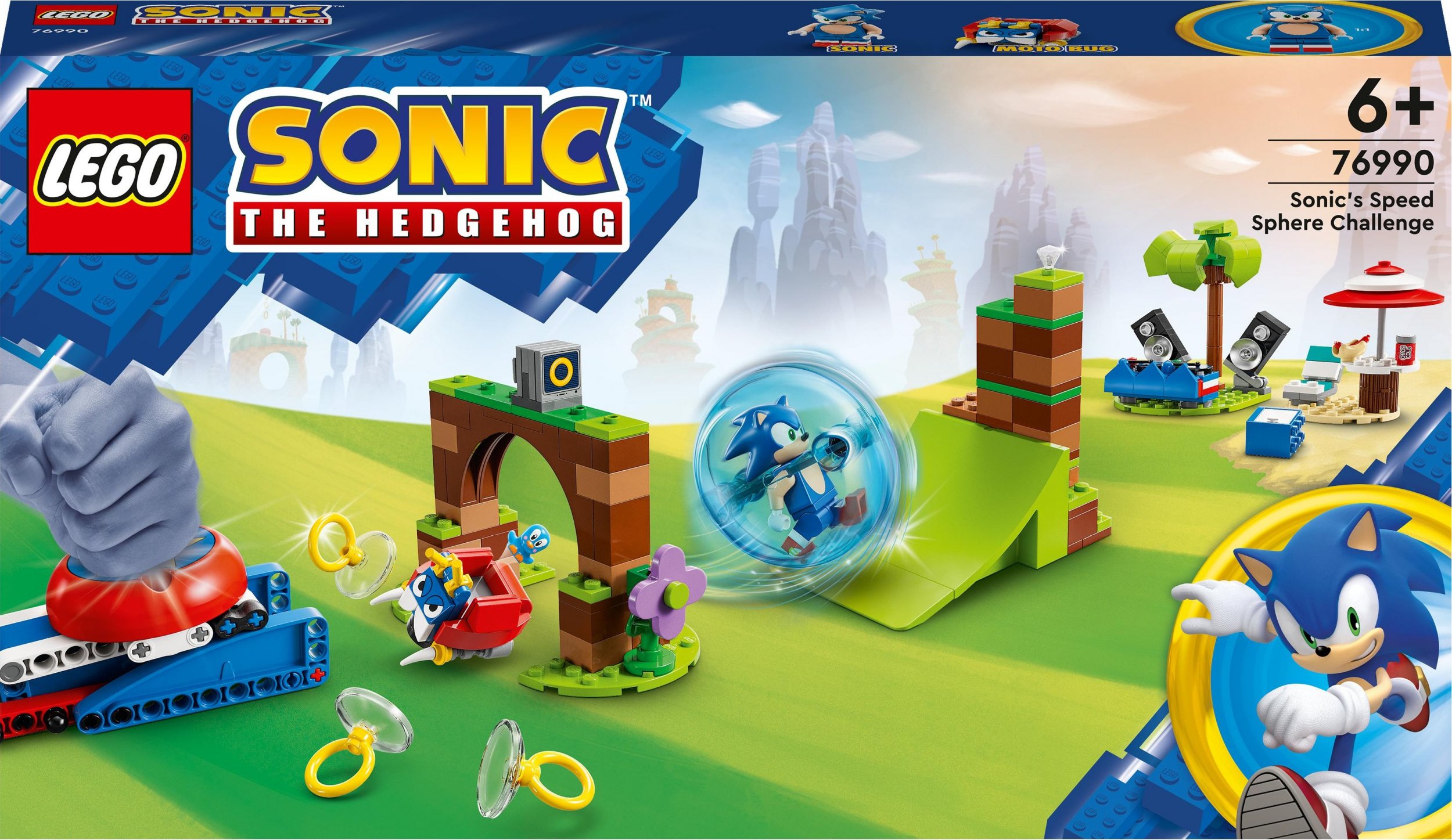 LEGO Sonic - Sonic's Speed Sphere Challenge (76990) LEGO konstruktors