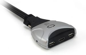 KVM Switch LevelOne  2x HDMI/USB       KVM-0290 Kabel KVM komutators