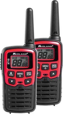 Krotkofalowka Midland Radiotelefony reczne PMR MIDLAND XT10 URZ0998 (8011869197161) rācijas