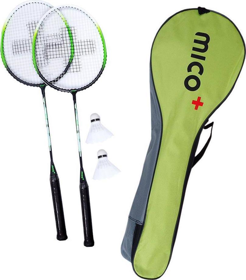 Mico Zestaw do badmintona Mico Elite zielony Z0717 (5902860638667) badmintona rakete