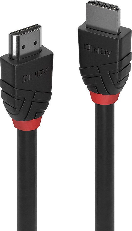 LINDY HDMI Kabel 8K60Hz, Black Line 2m kabelis, vads