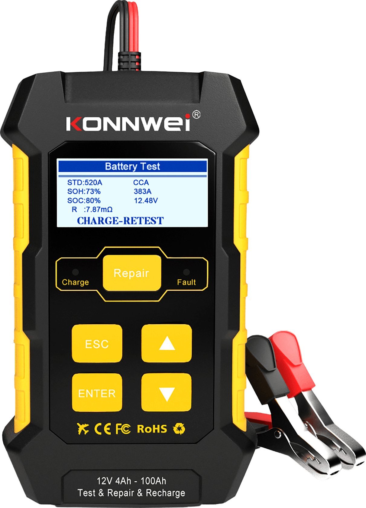 Konnwei Miernik baterii Konnwei KW510 KW510 (5901890097031)