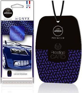 MTM Odswiezacz powietrza AROMA PRESTIGE CARD ONYX V31AC-AMI-A83541 (4001515553018) auto kopšanai