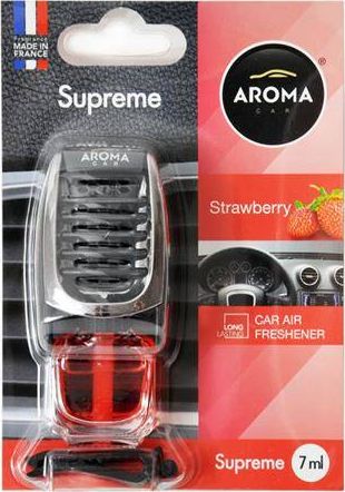 MTM Odswiezacz powietrza AROMA SUPREME STRAWBERRY AMI-A92139 (5907718921397) auto kopšanai