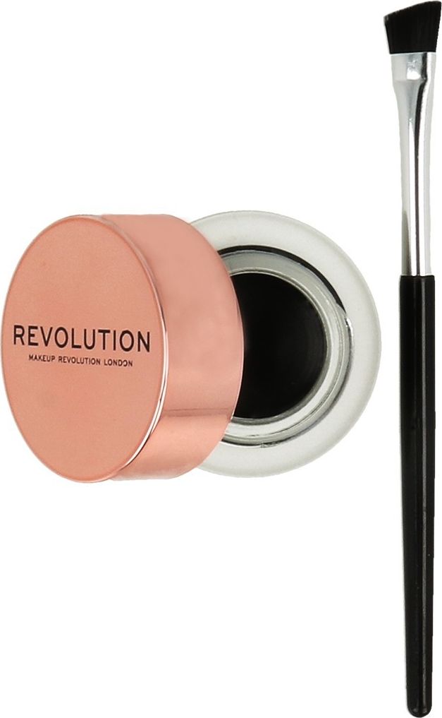 MAKE UP REVOLUTION REVOLUTION Eyeliner Gel Pot With Brush 106330 (5057566176460) ēnas