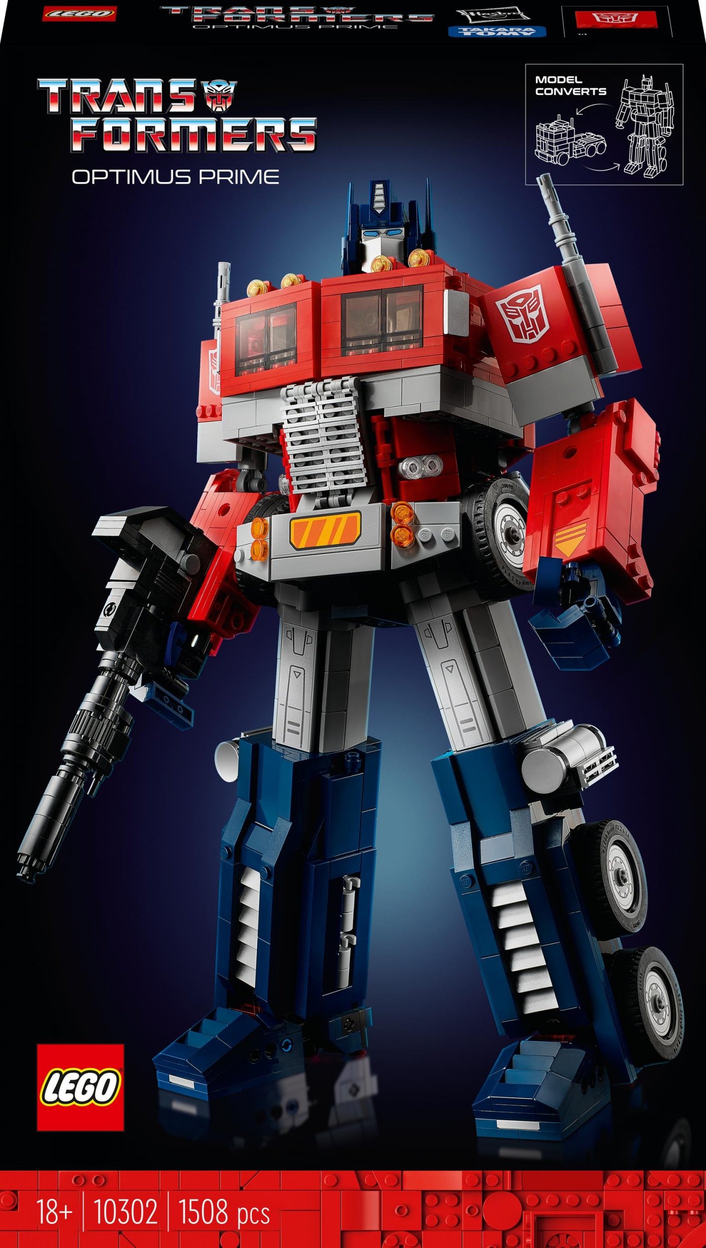 LEGO Icons Optimus Prime (10302) 10302 (5702017153209) LEGO konstruktors