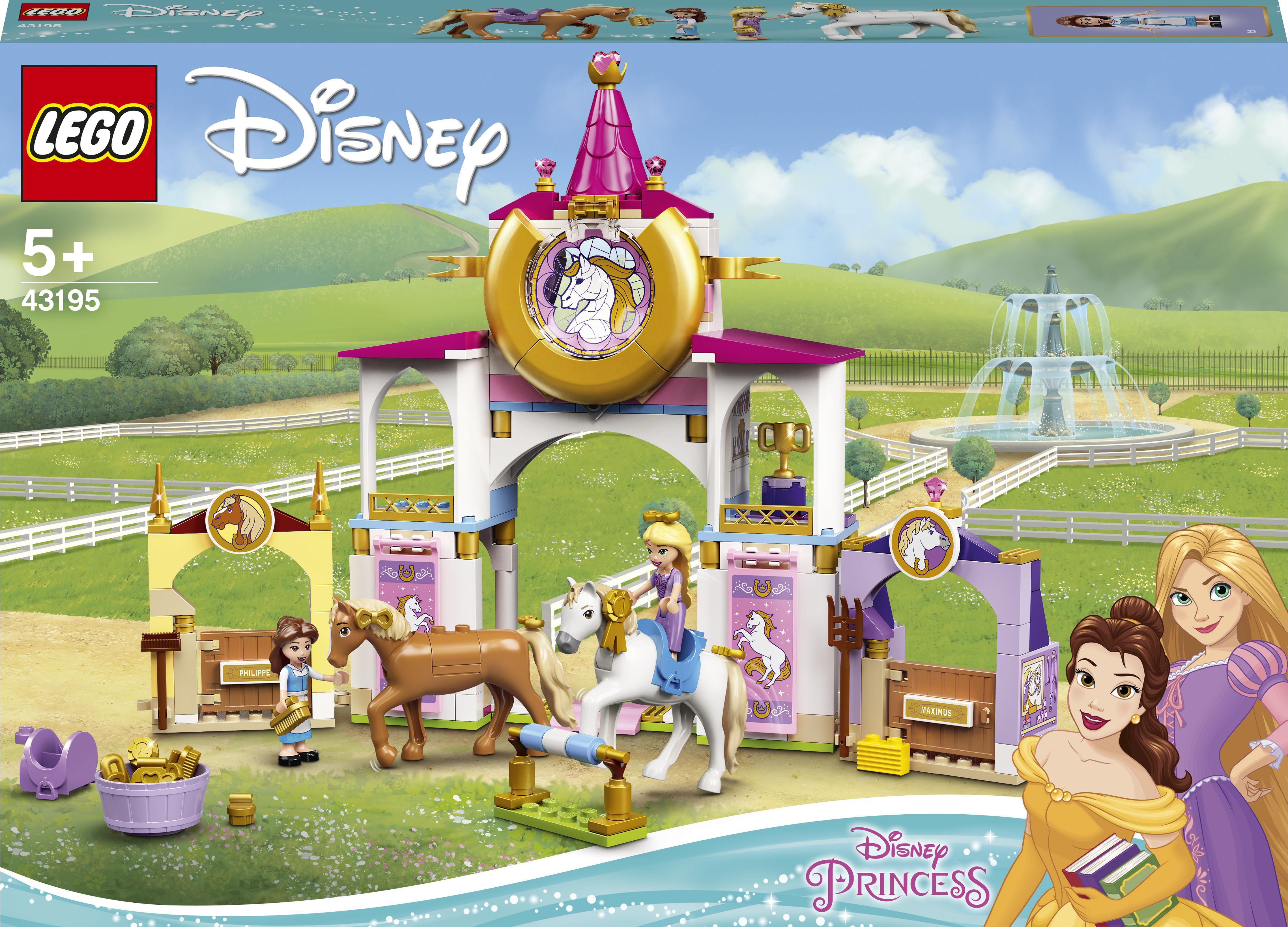 LEGO Bricks Disney Princess 43195 Belle and Rapunzels Royal Stables LEGO konstruktors