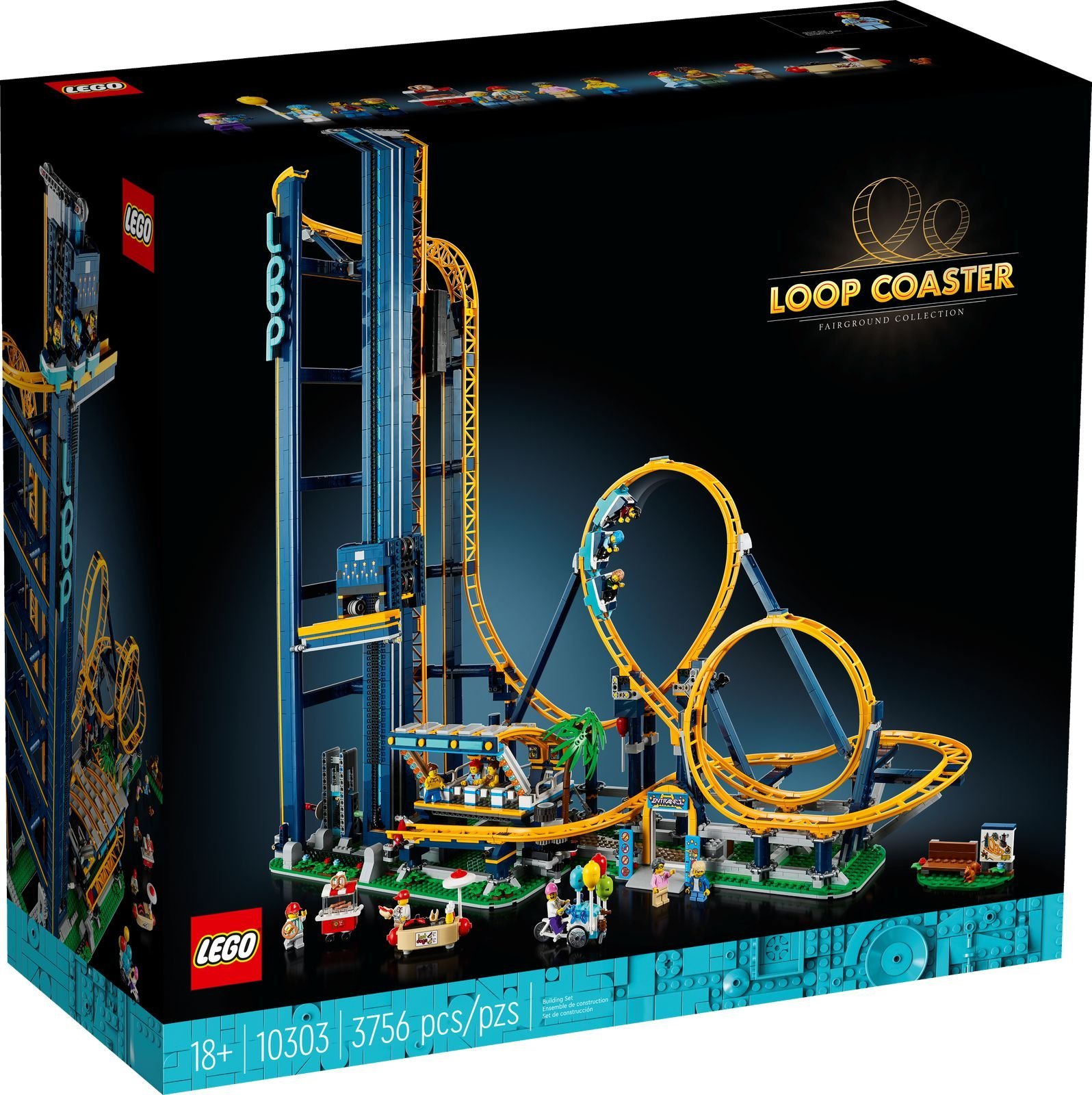 LEGO Icons Kolejka gorska z petlami (10303) 10303 (5702017153247) LEGO konstruktors