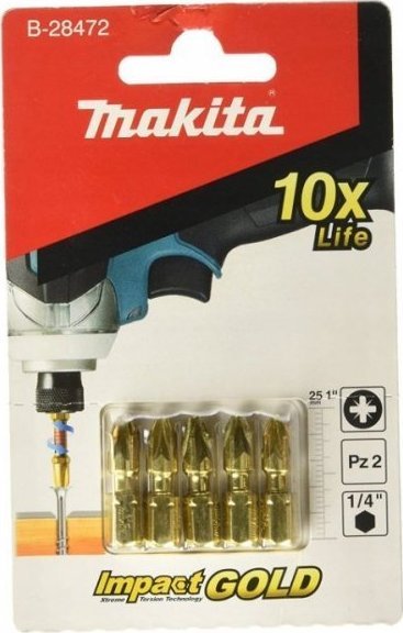 Makita KOACAWKA WKRATAKOWA UDAROWA PZ2-25MM IG 5SZT M B-28472 (088381414395)