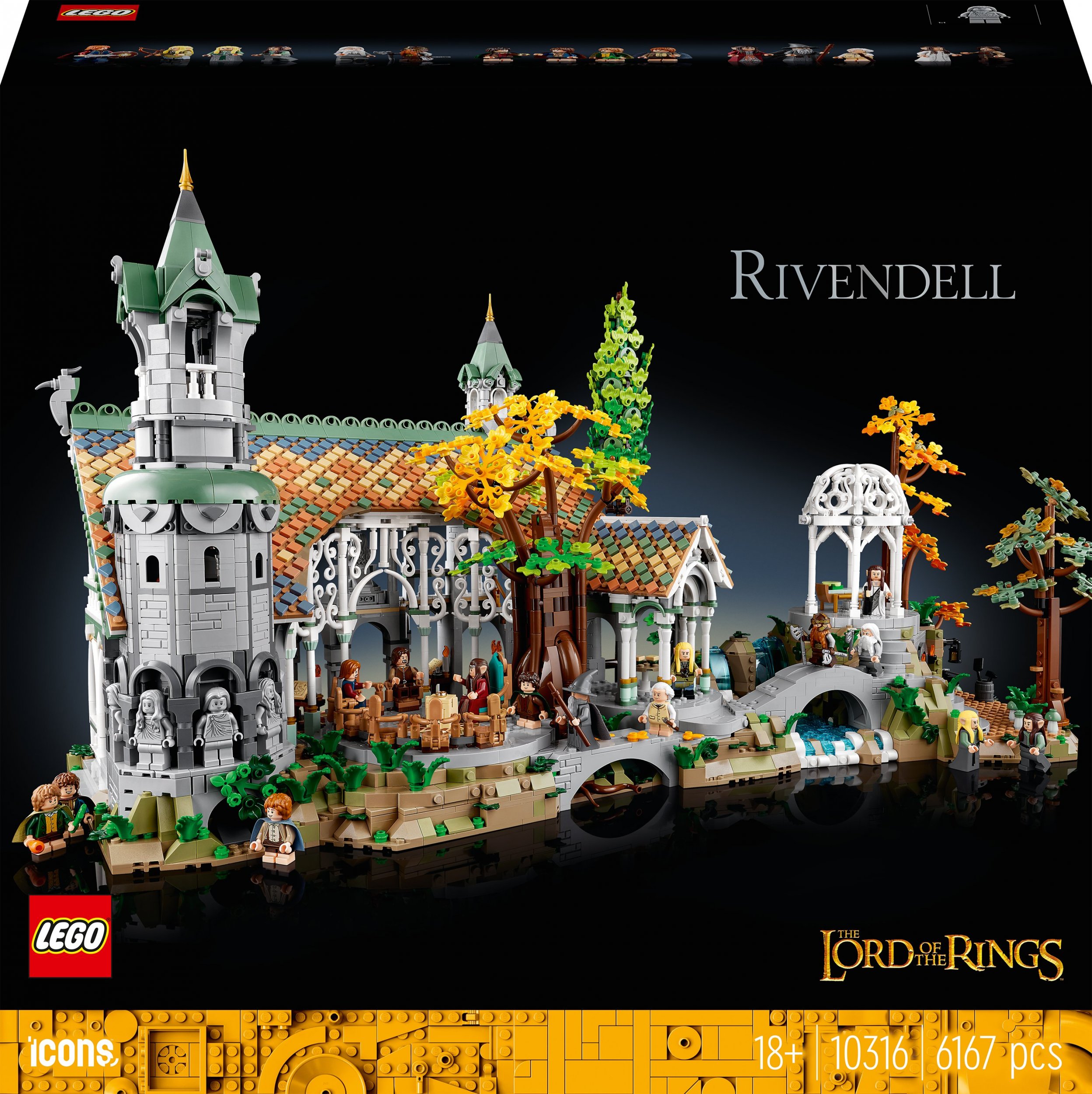 LEGO Lord of The Rings The Lord of the Rings: Rivendell (10316) LEGO konstruktors