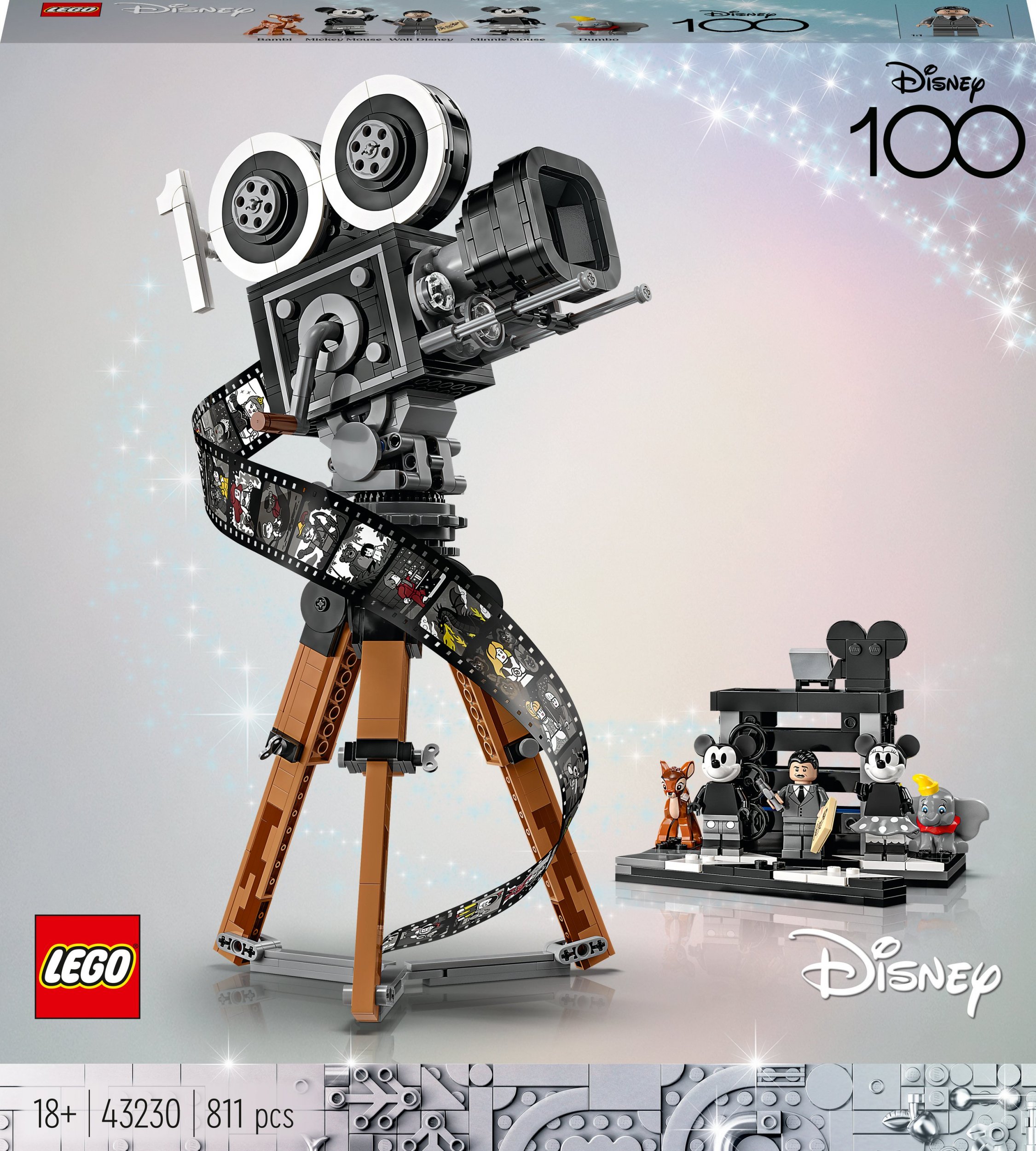 LEGO Disney Classic 43230 Walt Disney Tribute Camera LEGO konstruktors