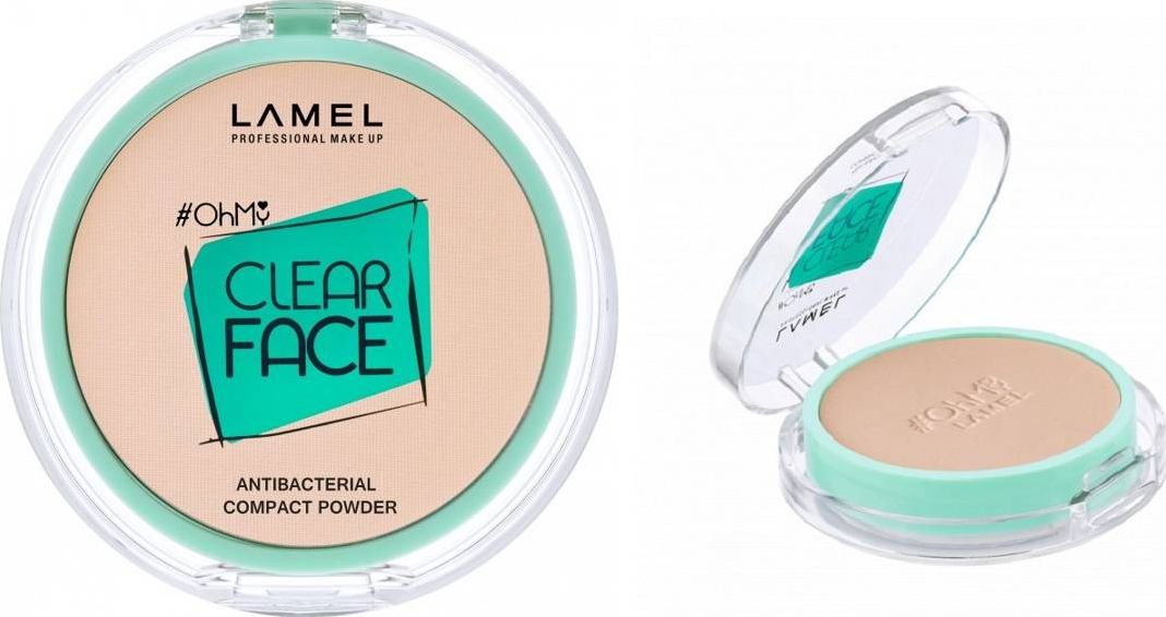 Lamel OhMy Clear Face Puder kompaktowy antybakteryjny nr 403 6g 928085