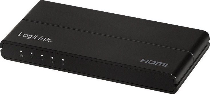 LogiLink HDMI-Splitter 1x4-Port, 4K/60Hz, Downscaler, schw. dock stacijas HDD adapteri