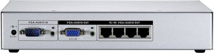 AV(VGA) LevelOne over Cat.5 AVE-9304 4-PortCat.5 novērošanas kamera
