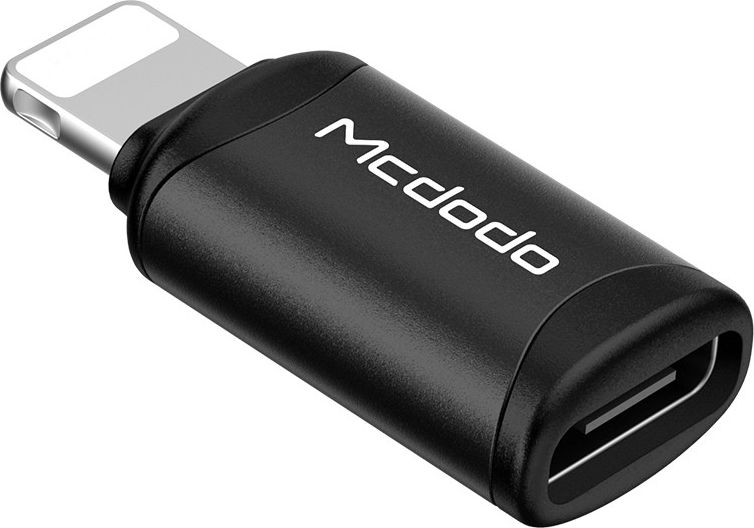 Adapter USB Mcdodo OT-7680 Lightning - USB-C Czarny  (MDD78) MDD78 (6921002676809)